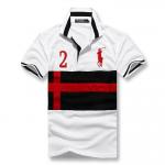 polo paris ralph lauren hommes tee shirt detail cotton rl2 white black